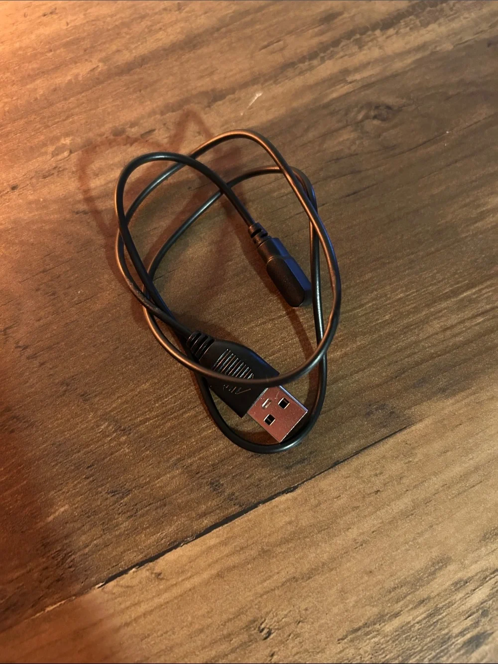 Black Silicone Smartwatch with Rose Gold Case